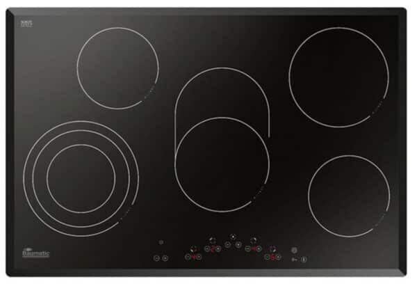 سطح غاز كهرباء باوماتيك سيراميك مدمج - 5 مناطق طهي