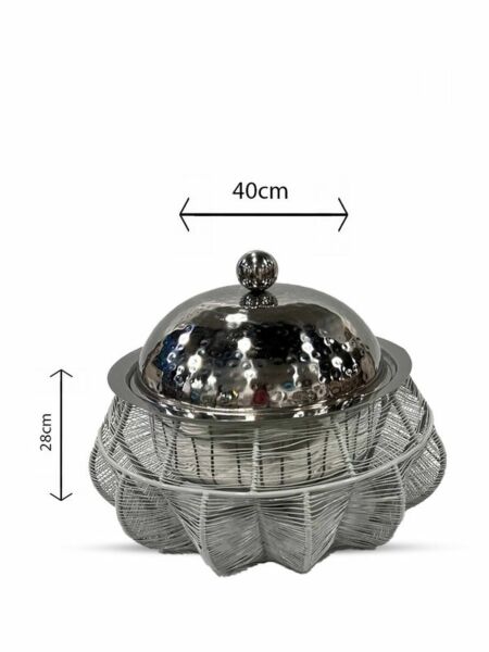 سخان طعام سعة 4 لتر رمادي - فلور