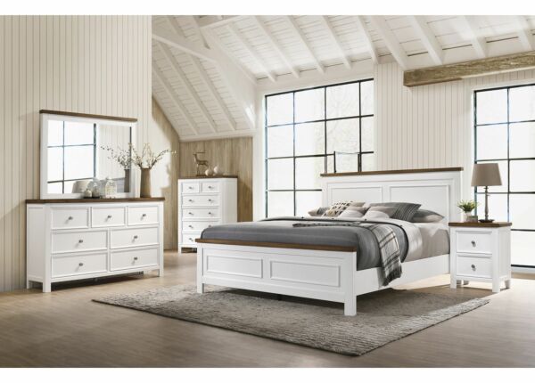  طقم غرفة نوم مونرا سرير ملكي