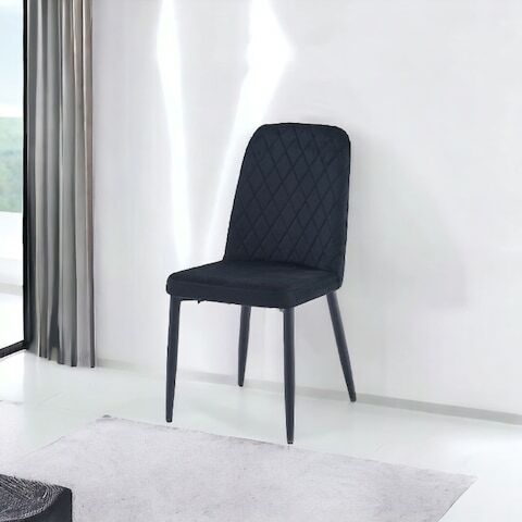 كرسي طاولة طعام اورهان - اسود