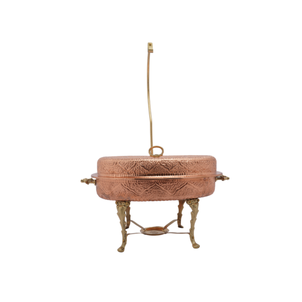 سخان طعام باكستاني نحاس - ذهبي