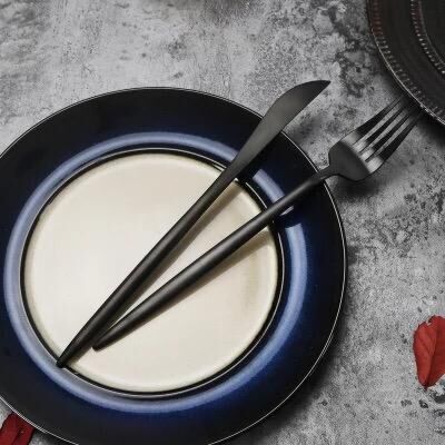 طقم أدوات طعام غوا 4 قطع - لون أسود