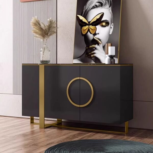 كونسول مودرن الفيرا - رمادي غامق