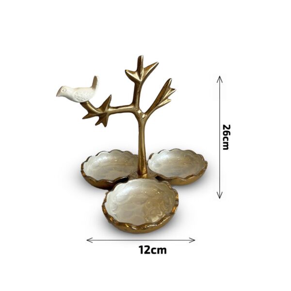 طبق تقديم كلاسي-ابيض