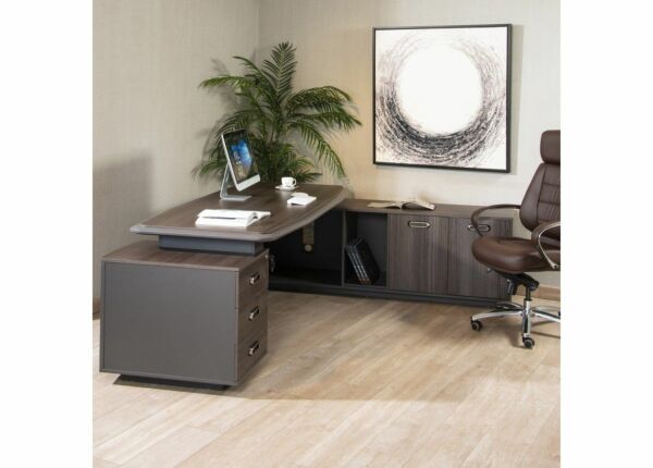 مكتب 240 سم   زاوية مكتب فينتو