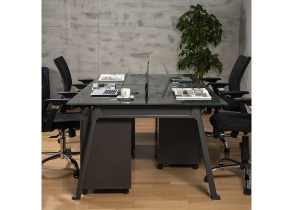 مجموعة مكتبية لأربعة أشخاص 240 سم انترفيو