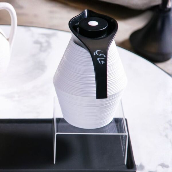 ترمس شاي من نورسين - ابيض واسود