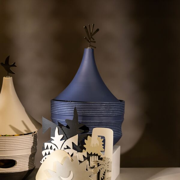 سخان طعام 3 لتر من اريا - ازرق غامق