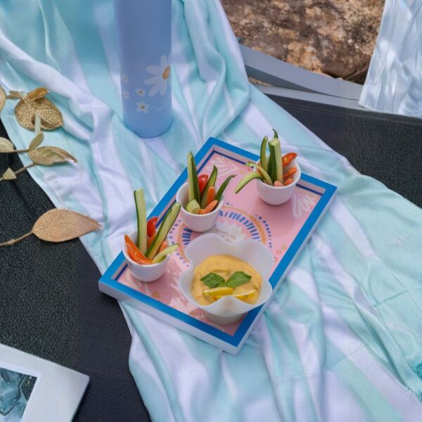 طقم كاسات قهوة سعودية من أزيلا - 6 قطع - متعدد الالوان