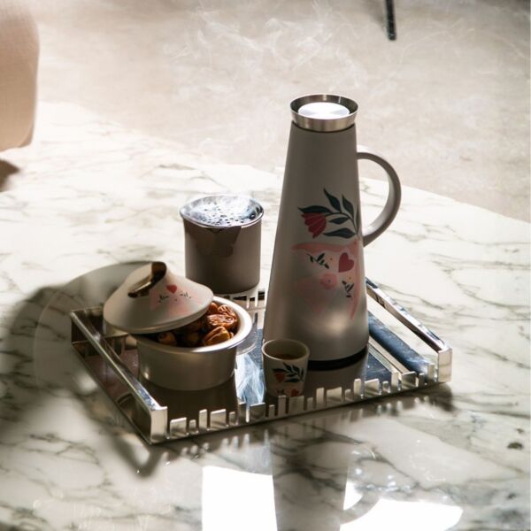 ترمس شاي و قهوة من بيلينا - رمادي