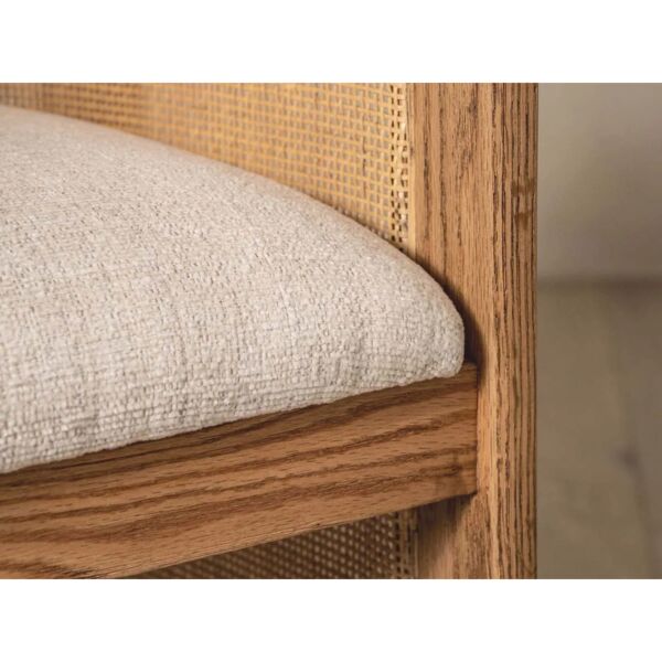 كرسي رتان هايلدرن - بني وبيج