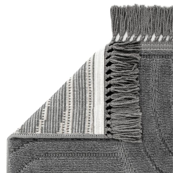 سجادة باولا من لومز 200x290 - رمادي غامق