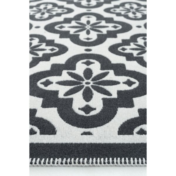 سجادة شيبال من لومز 160x230 - رمادي غامق وابيض