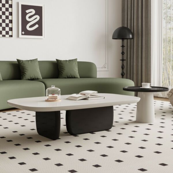 طاولة قهوة مع طاولة جانبية كادي