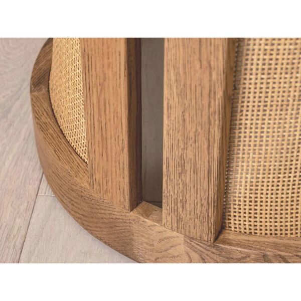 كرسي رتان هايلدرن - بني وبيج