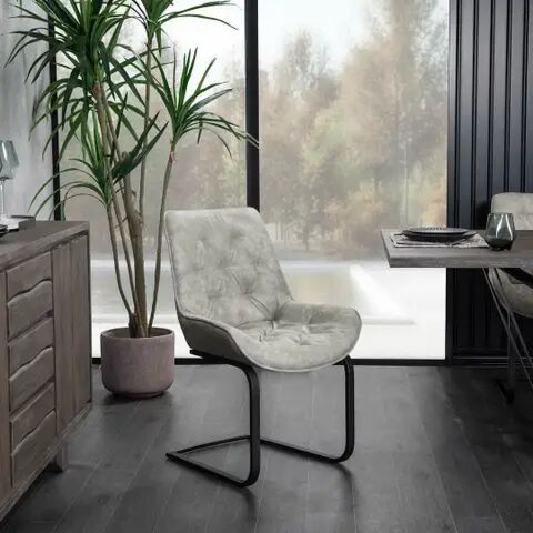 مقعد كرسى طعام تايمي - رمادي فاتح