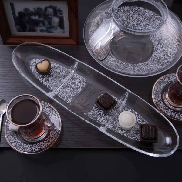 طبق تقديم موذر بلاتين 1  قطع