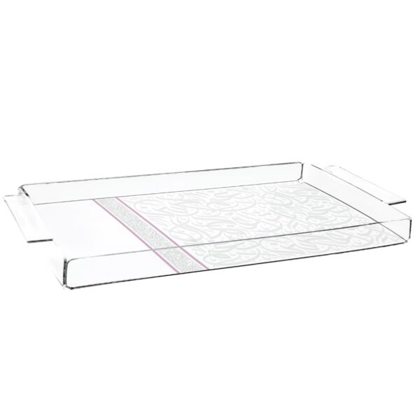 صينية تقديم أكريليك زويا