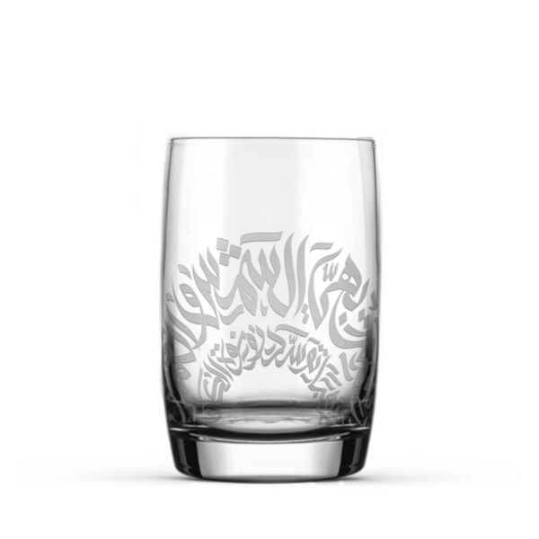 طقم كاسة شراب زجاج 6 قطع