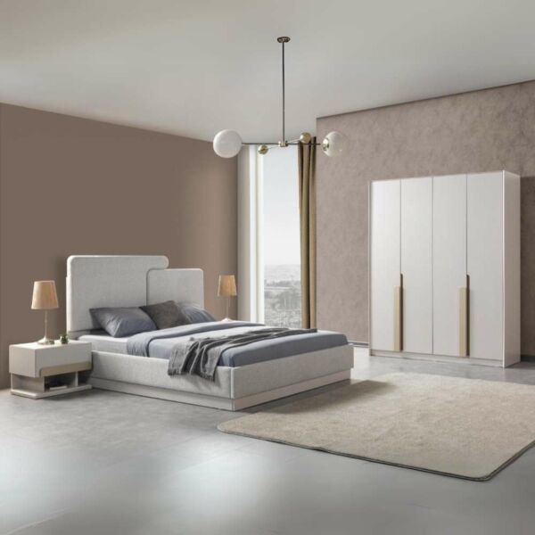 طقم غرفة نوم كينج 5 قطع - باباتيا- 180x200