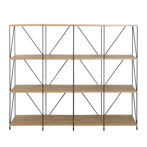 وحدة رفوف ميا خشب ماليزي 4 ادوار  متعددة الإستخدام خشبي