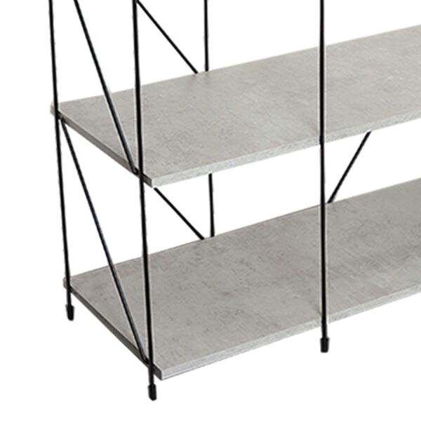 وحدة تلفزيون كارتر خشب ماليزي 3 أدوار رمادي 