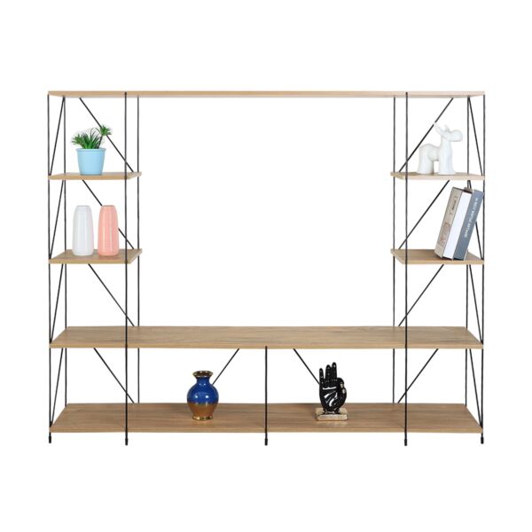 وحدة تلفزيون جايدن خشب ماليزي 3 أدوار خشبي 