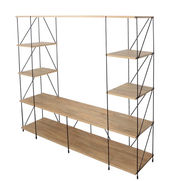 وحدة تلفزيون جايدن خشب ماليزي 3 أدوار خشبي 