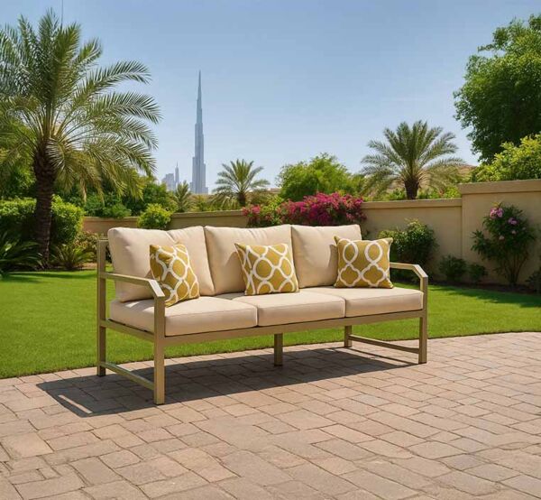 كنب جلسة خارجيه ثلاثي نيس - بيج