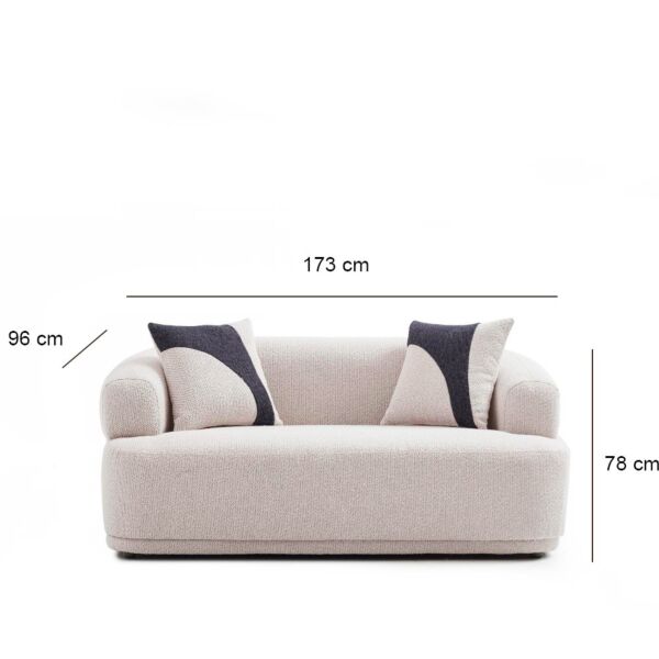 كنبة ثنائية جولاي - بيج