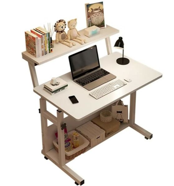 طاولة مكتب كوني صغيرة برفين - أبيض