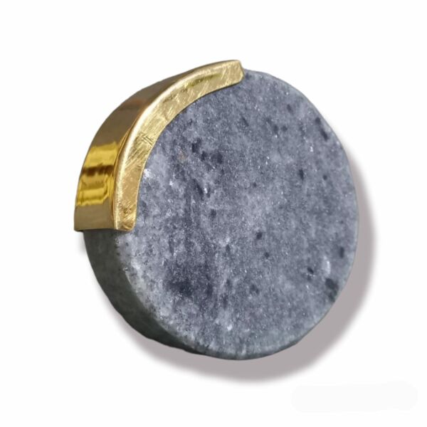 مقبض باب ماجيك - رمادي وذهبي