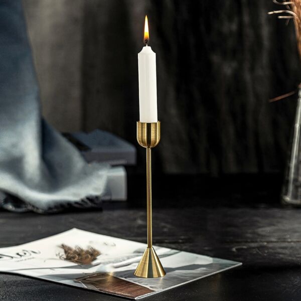 شمعدان بيكوك كبير - ذهبي