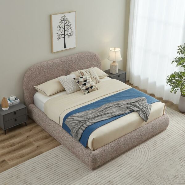 سرير كينغ 180×200 سم ستيف - مرجاني