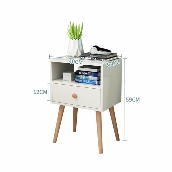 طقم كومودينو فيقاس - ابيض