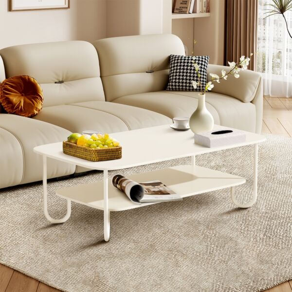 طاولة قهوة سويت هوم - ابيض