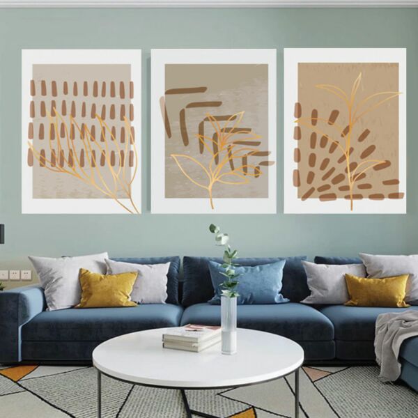 طقم 3 لوحات مودرن اغاليا