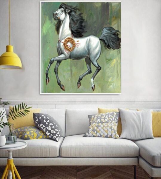 لوحة جدارية - خيول