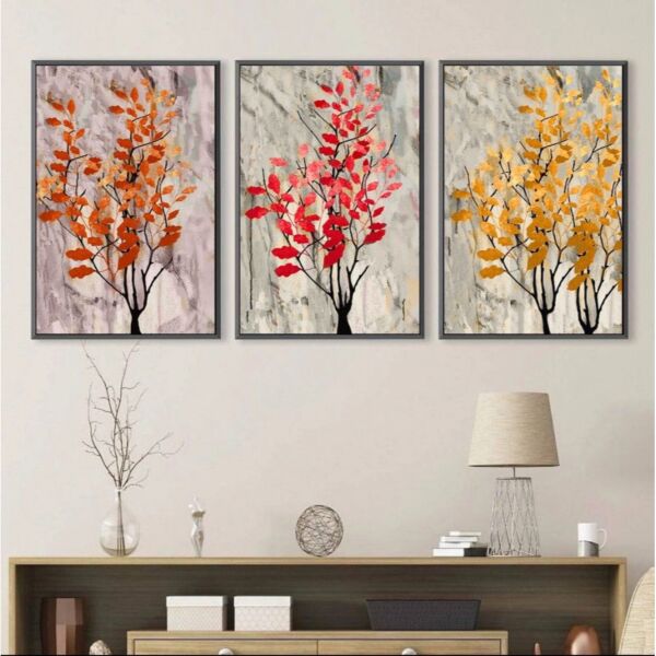 طقم 3 لوحات مودرن ألموند