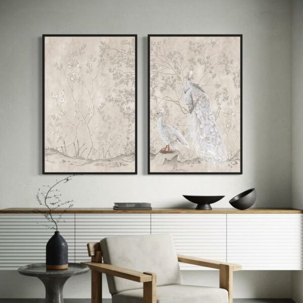 طقم مكون من لوحتين - وايت بيكوك