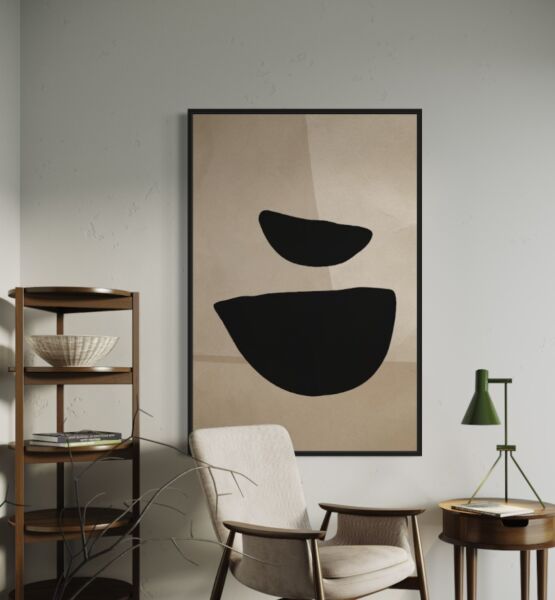 لوحة جدارية فنية مودرن بيلا - قماش كانفس