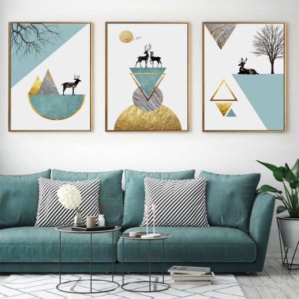 طقم لوحات 3 قطع جدارية يورغن