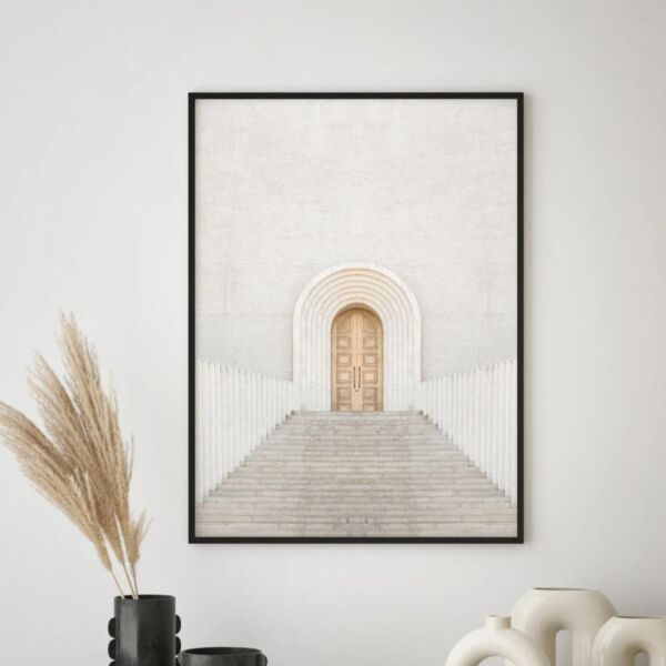 لوحة جدارية فنية مودرن قصر - قماش كانفس