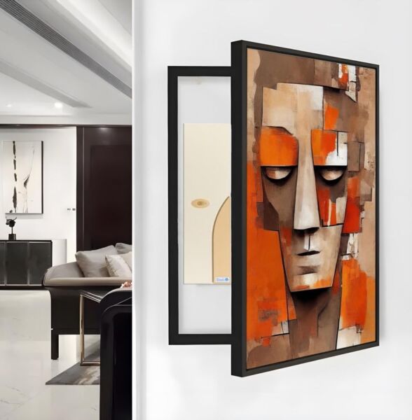 لوحة كانفس بيدي - لتغطية طبلون الكهرباء