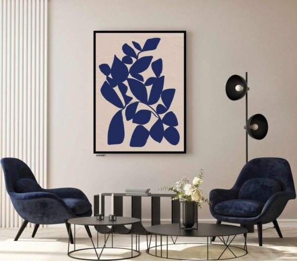 لوحة جدارية فنية رومير 70x100 سم - برواز اسود