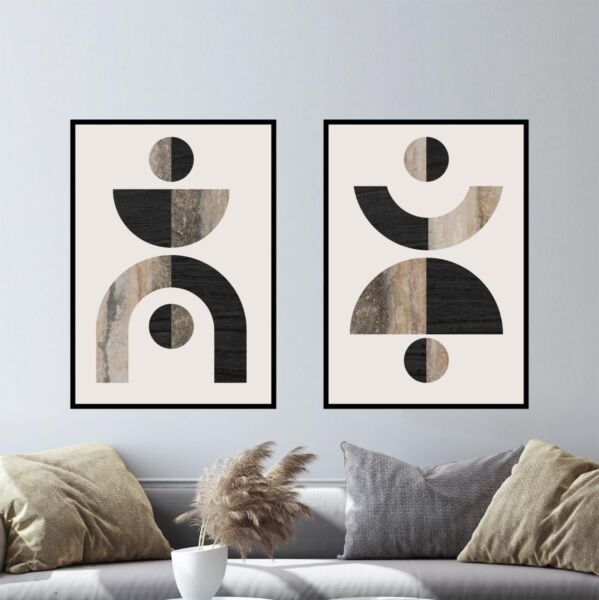 طقم مكون من لوحتين تراش