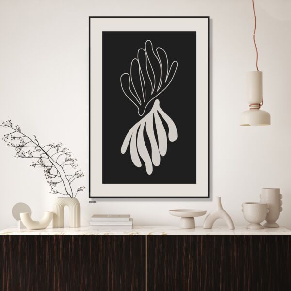 لوحة جدارية فنية مودرن بينكو