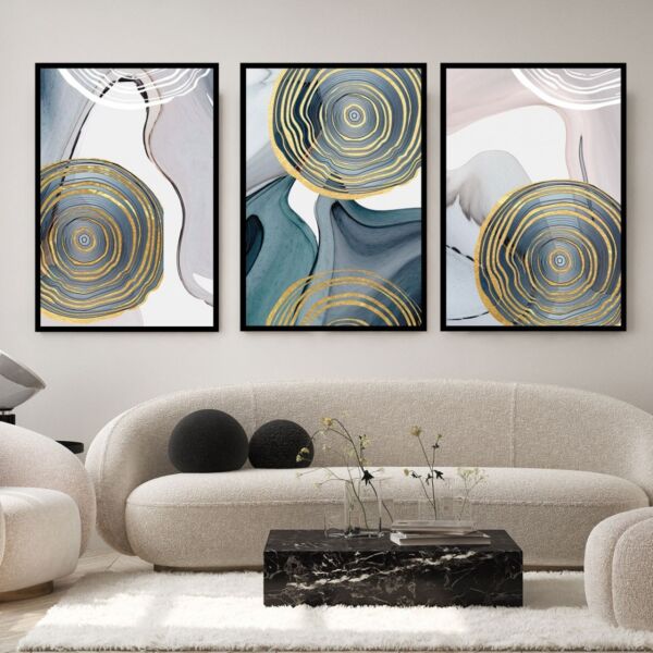 طقم لوحات 3 قطع جدارية اريك