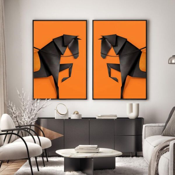 طقم مكون من لوحتين - هورس بستراك