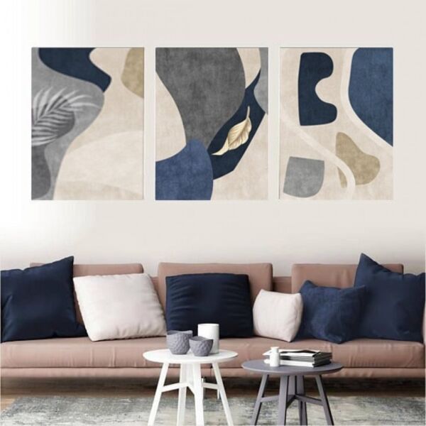 طقم لوحات 3 قطع جدارية ريماسا